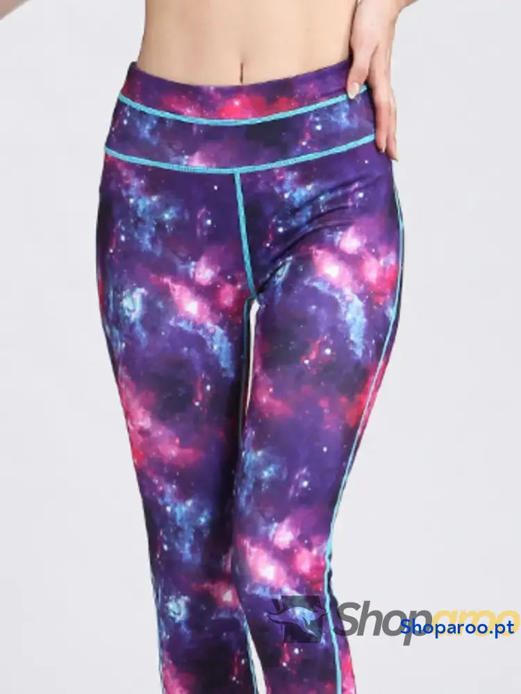 Printed Active High Waist Leggings