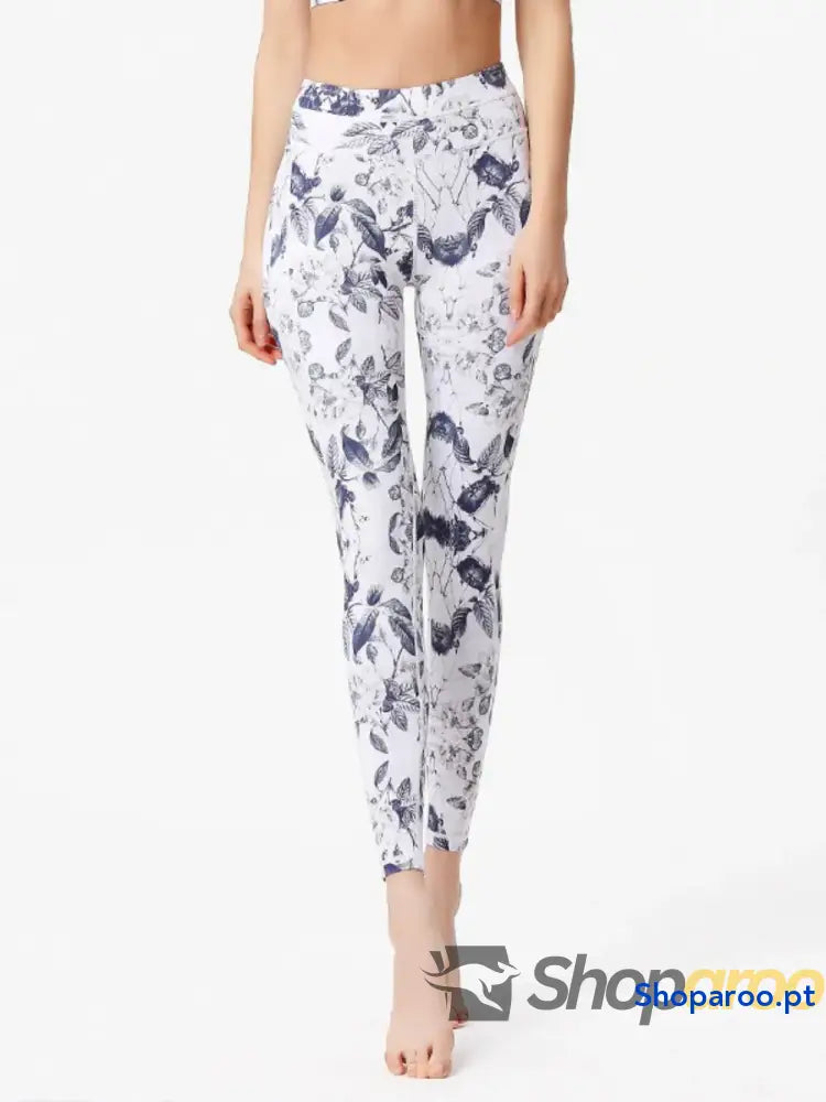 Printed Active High Waist Leggings