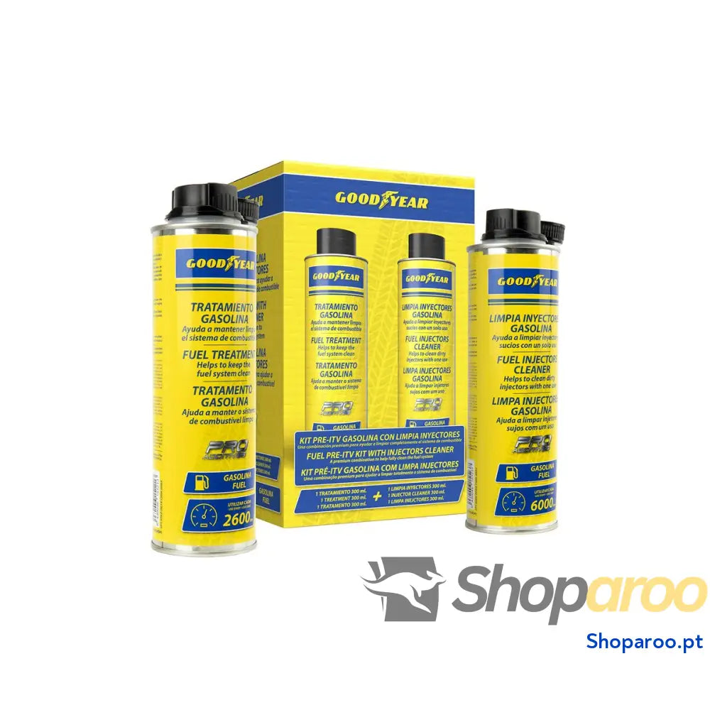 Produto de Limpeza para Injetores Gasolina Pre-ITV Goodyear 300 ml