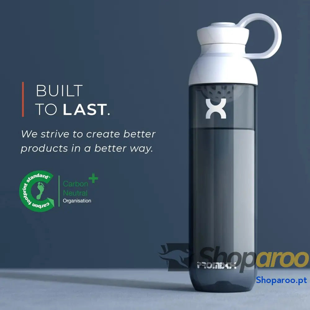 Garrafa misturadora Promixx FORM V2 para proteínas 760 ml cinzento