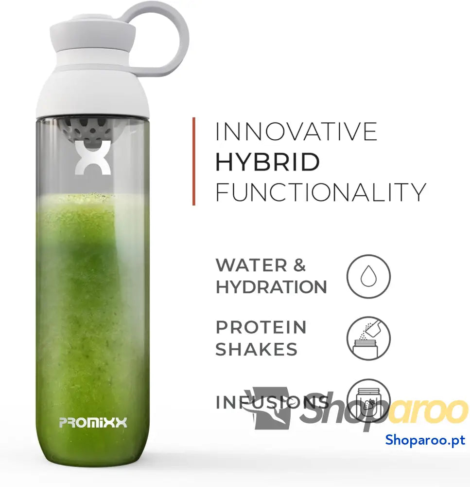 Garrafa misturadora Promixx FORM V2 para proteínas 760 ml cinzento