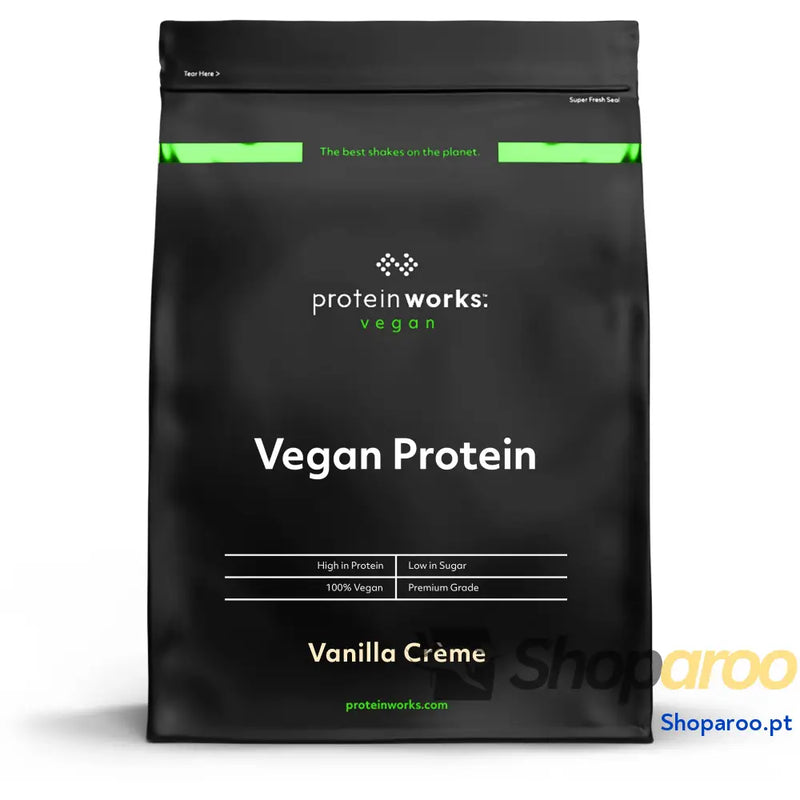 Protein Works Proteína vegana 100% A base de plantas sem glúten baixo em gorduras sabor 1 kg