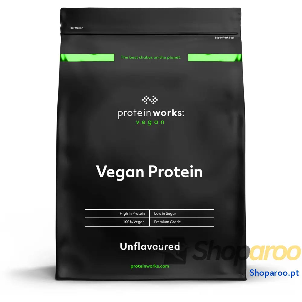 Protein Works Proteína vegana 100% A base de plantas sem glúten baixo em gorduras sabor 1 kg