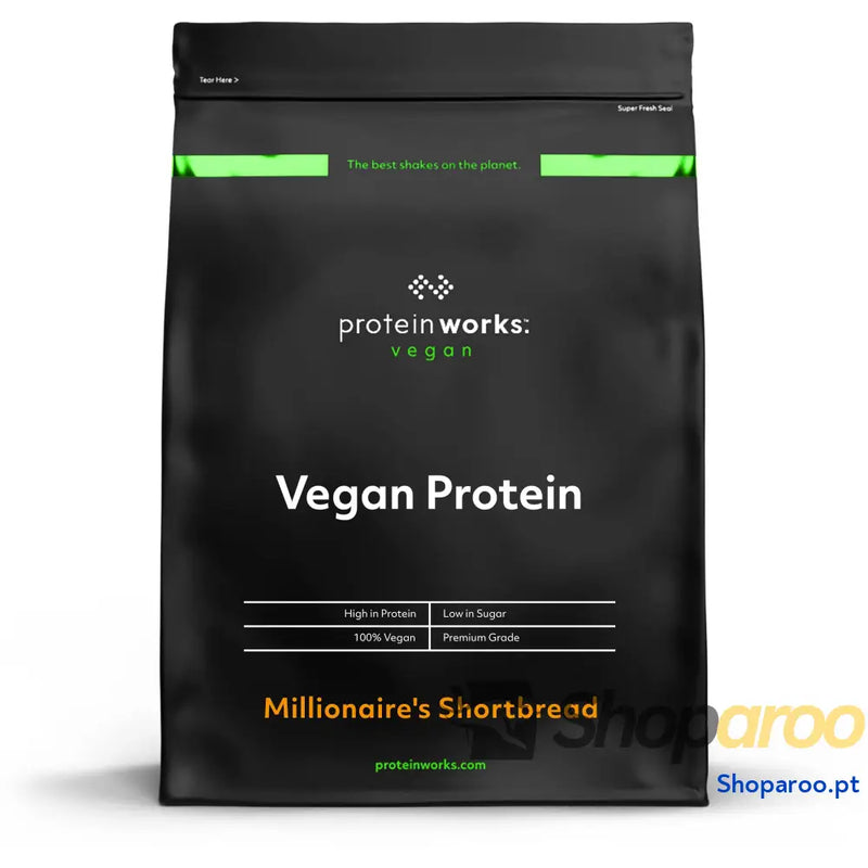 Protein Works Proteína vegana 100% A base de plantas sem glúten baixo em gorduras sabor 1 kg