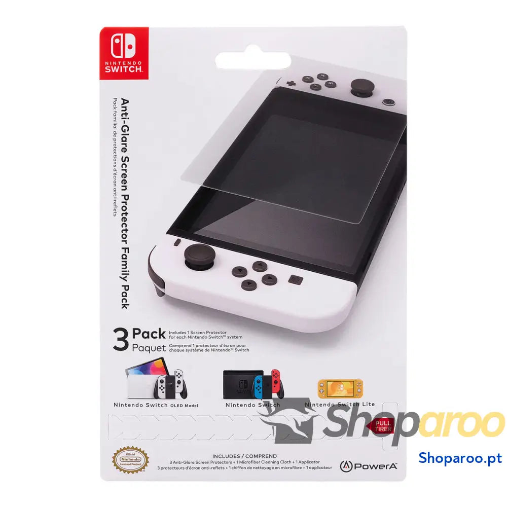 Protetor de Ecrã para Nintendo Switch Powera NSAC0006-02
