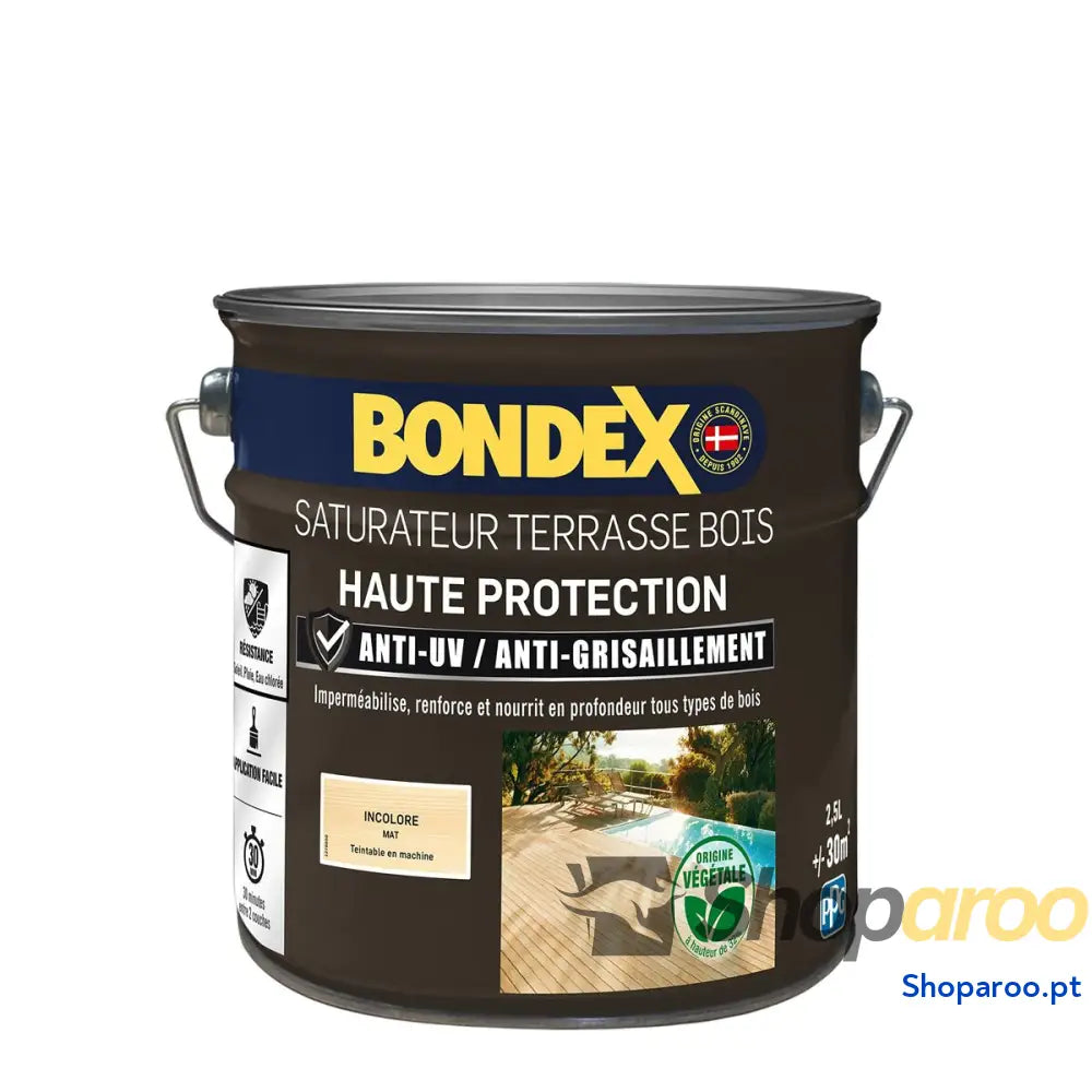 Protetor de superfícies Bondex Acabamento opaco Incolor 2,5 L