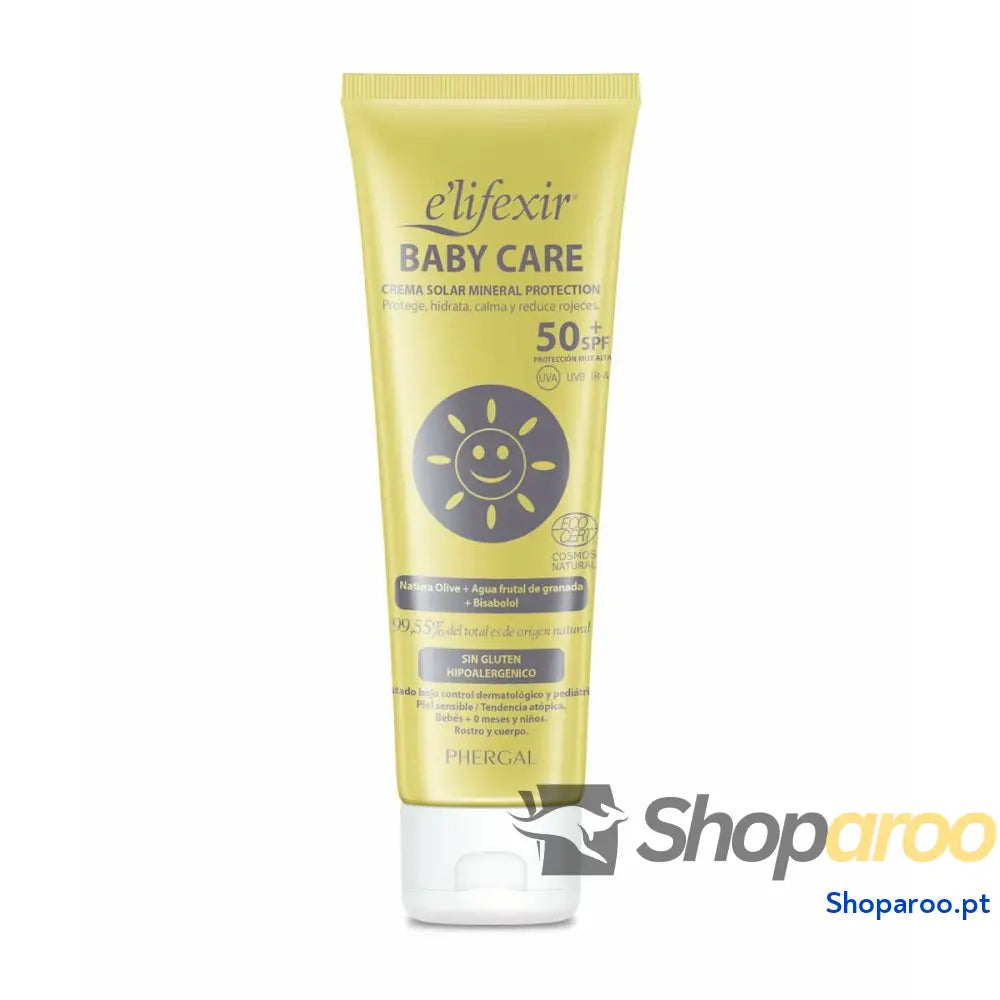 Protetor Solar Para Crianças Elifexir Mineral Protection 100 ml SPF 50+