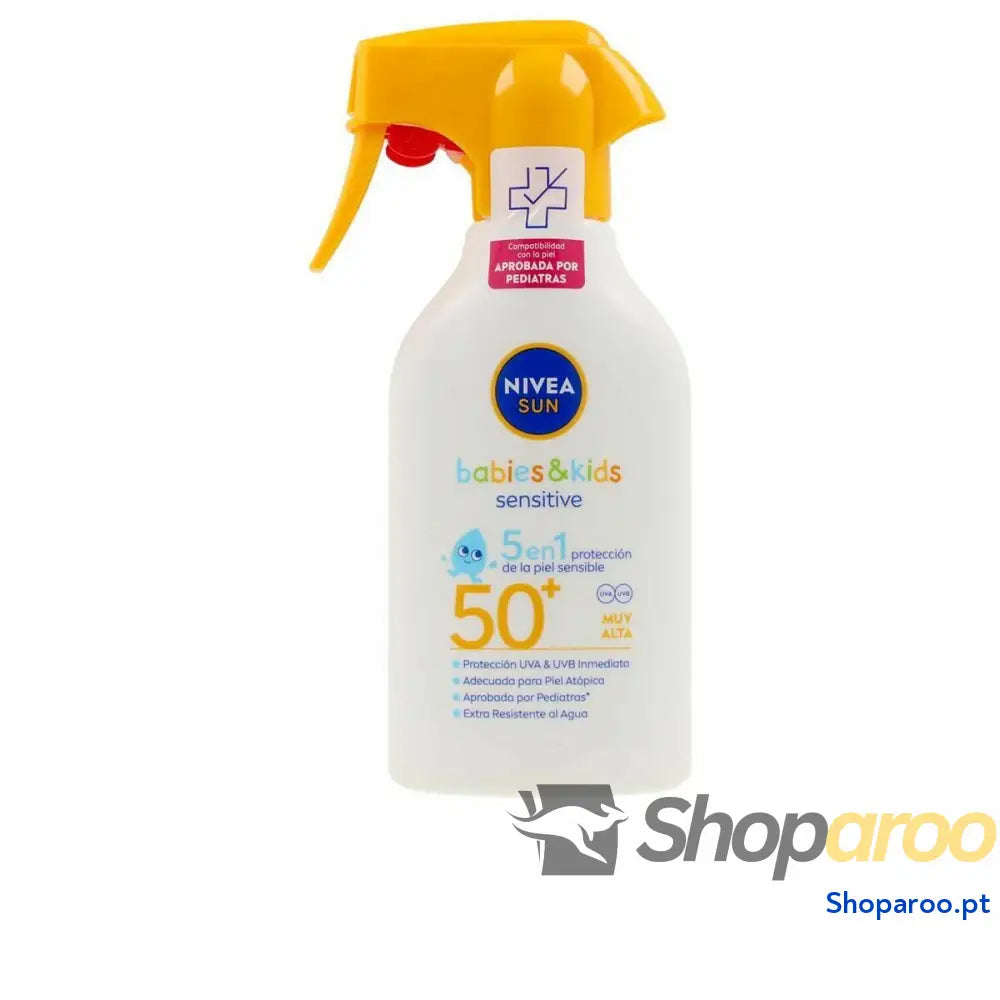 Protetor Solar para Crianças em Spray Nivea Sun Kids Sensitive SPF 50+ 270 ml