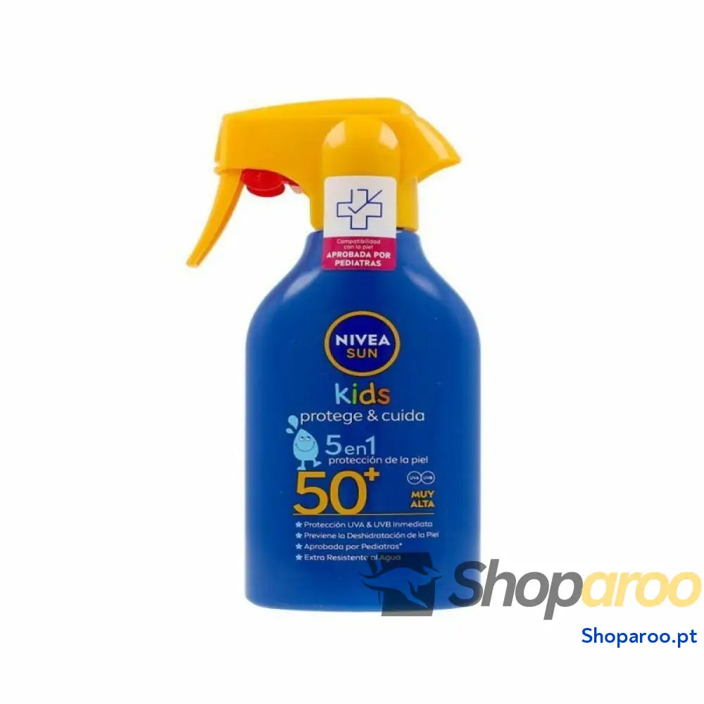Protetor Solar para Crianças em Spray Nivea Sun Niños Protege Cuida Spf 50 270 ml