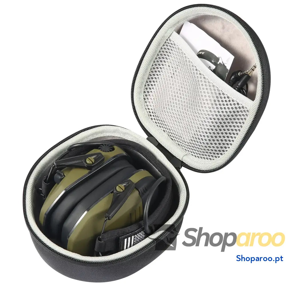 Protetores auriculares eletrónicos para tiro e caça com redução de ruído