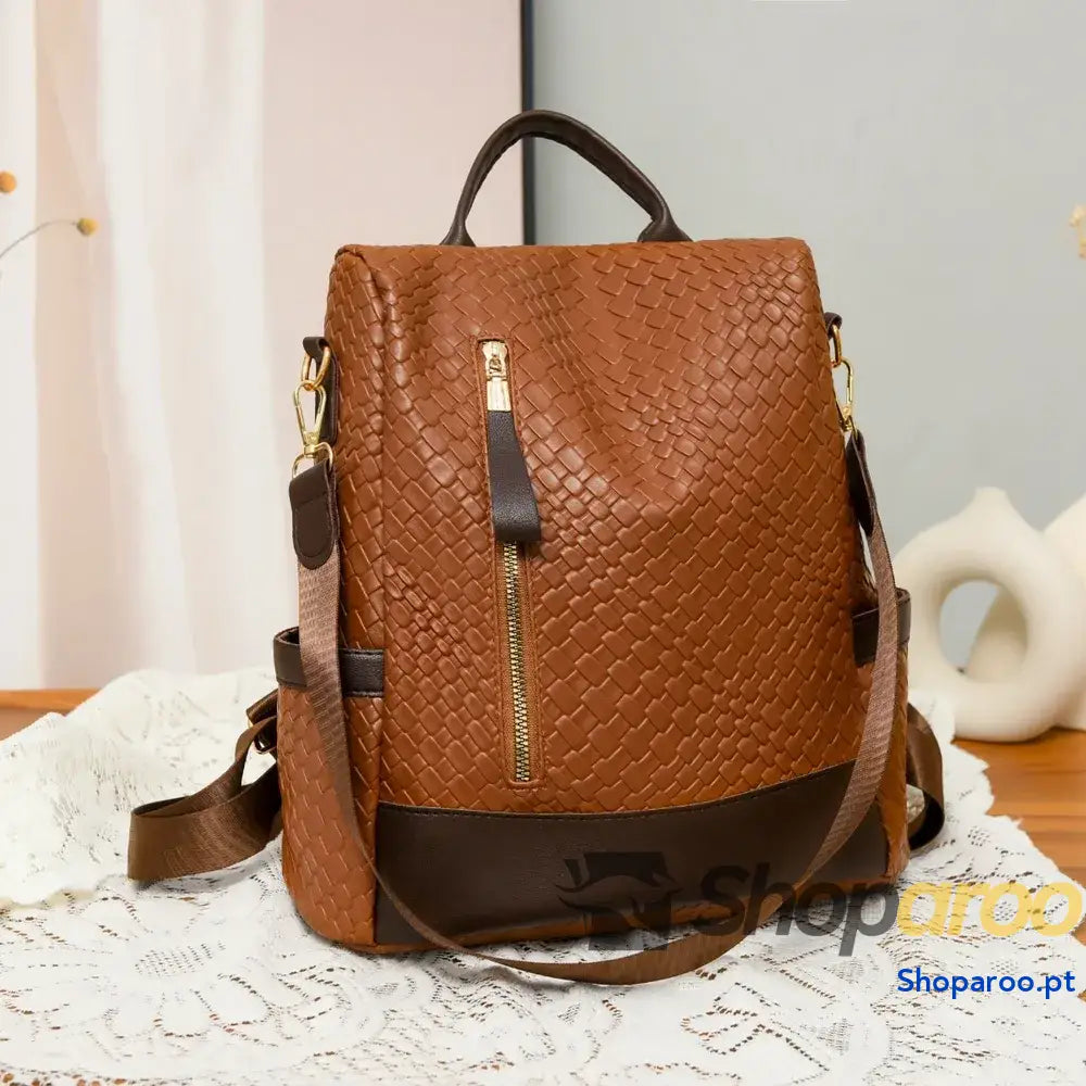 PU Leather Backpack Bag