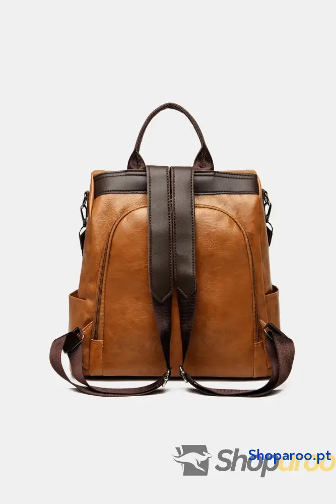 PU Leather Backpack Bag