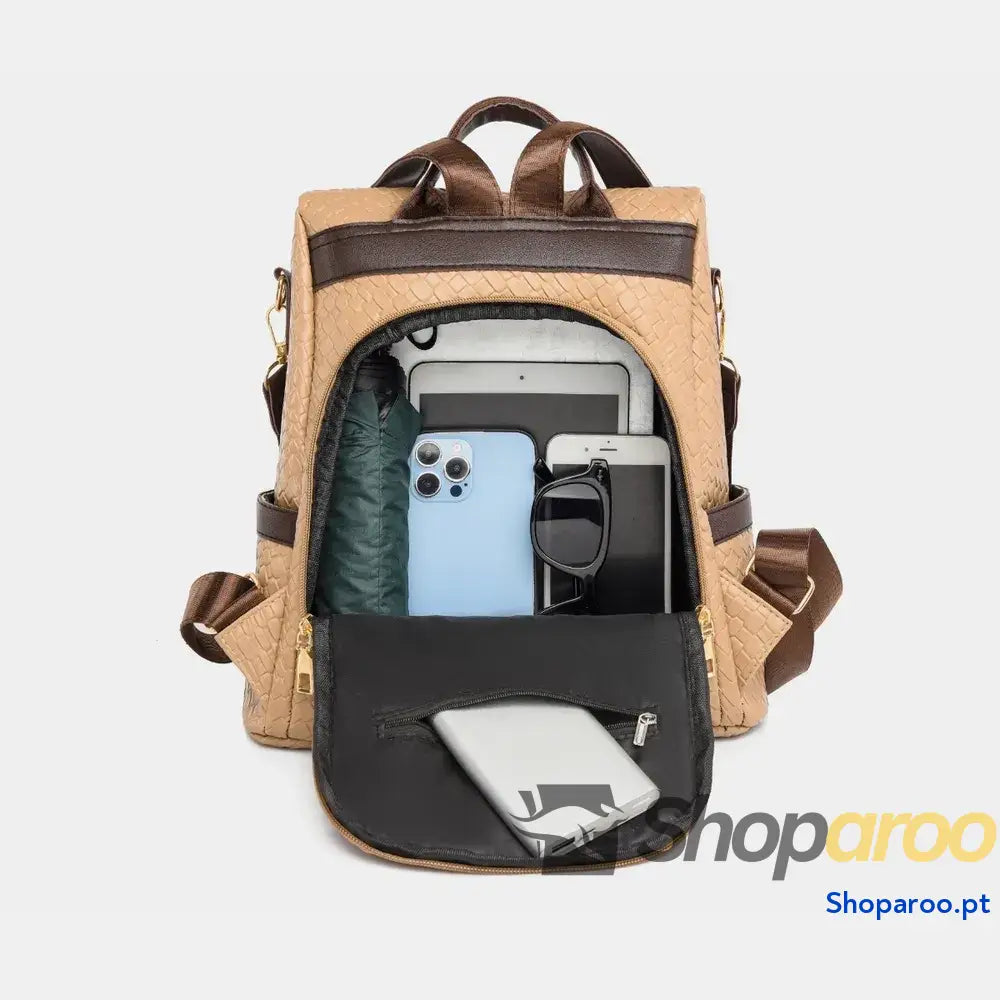 PU Leather Backpack Bag
