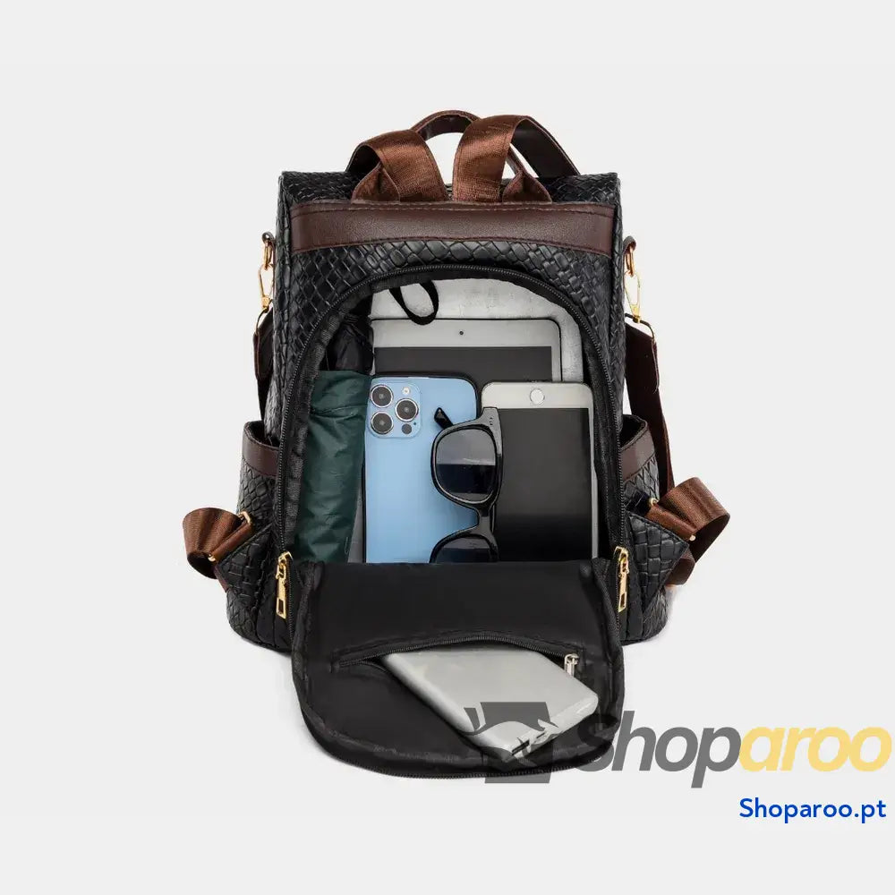 PU Leather Backpack Bag