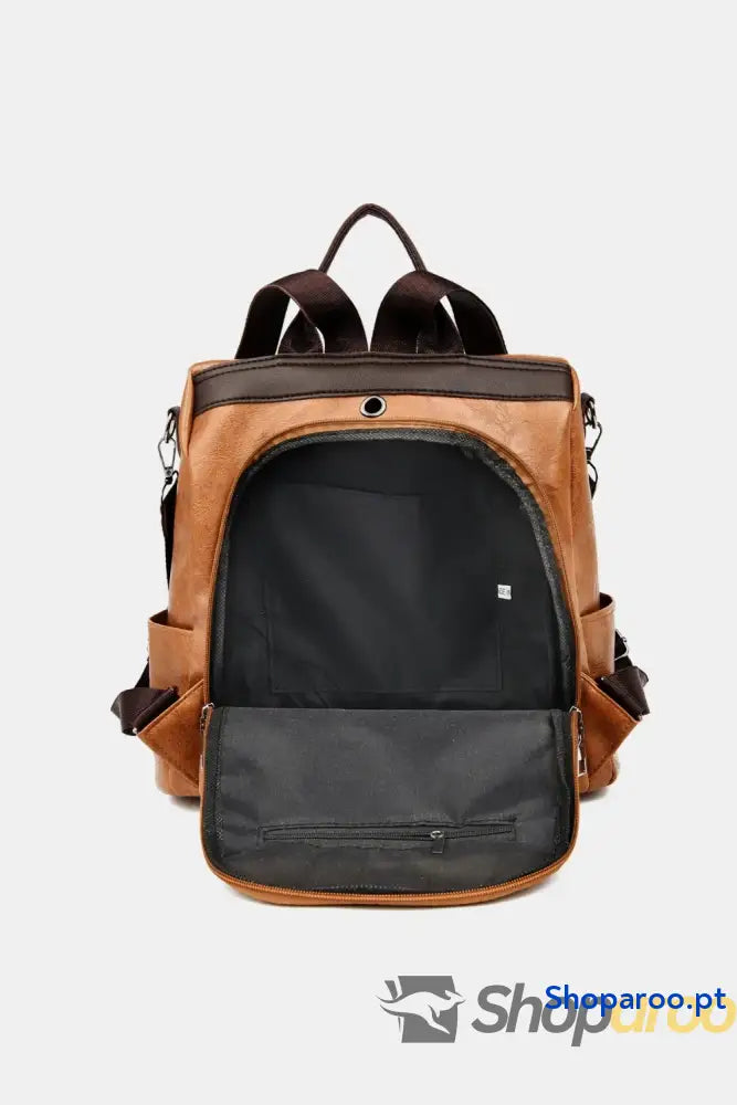 PU Leather Backpack Bag