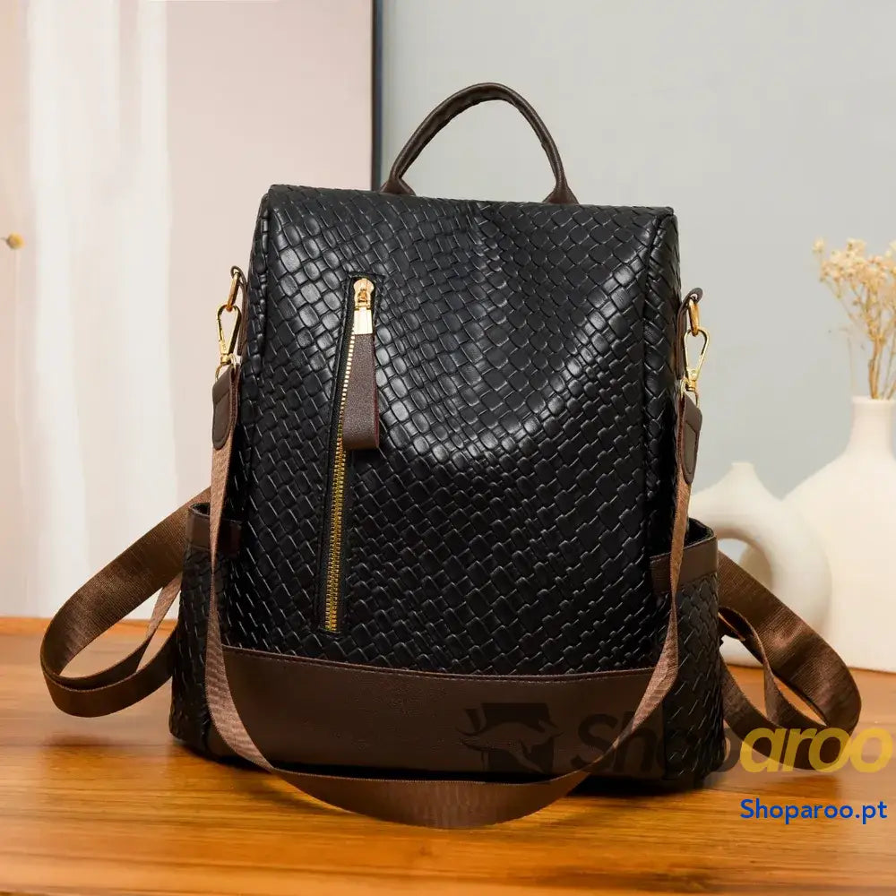 PU Leather Backpack Bag