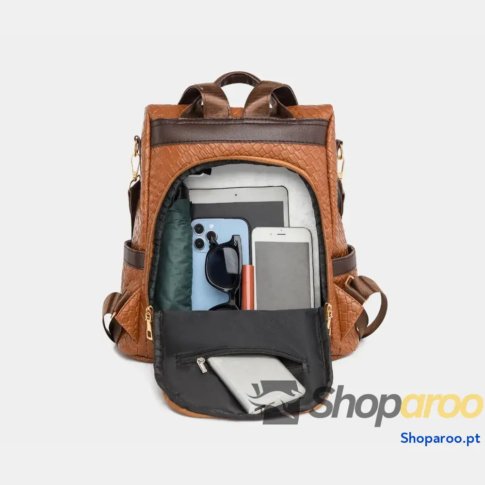 PU Leather Backpack Bag