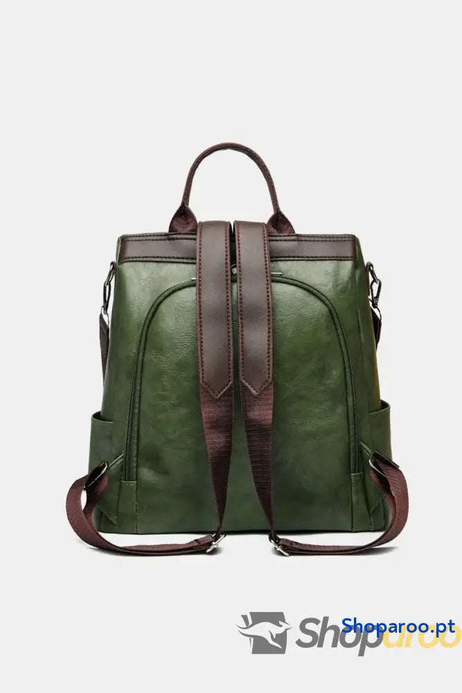 PU Leather Backpack Bag