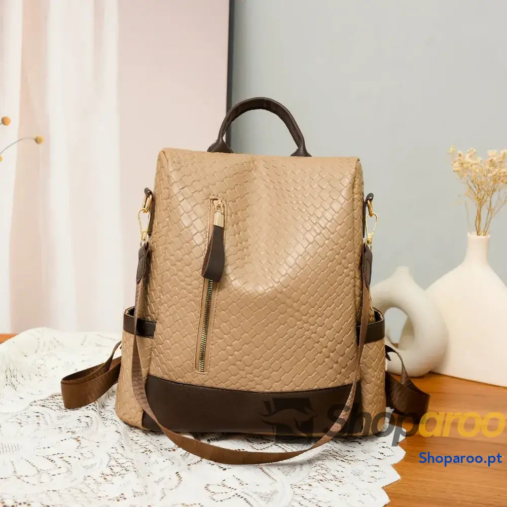 PU Leather Backpack Bag