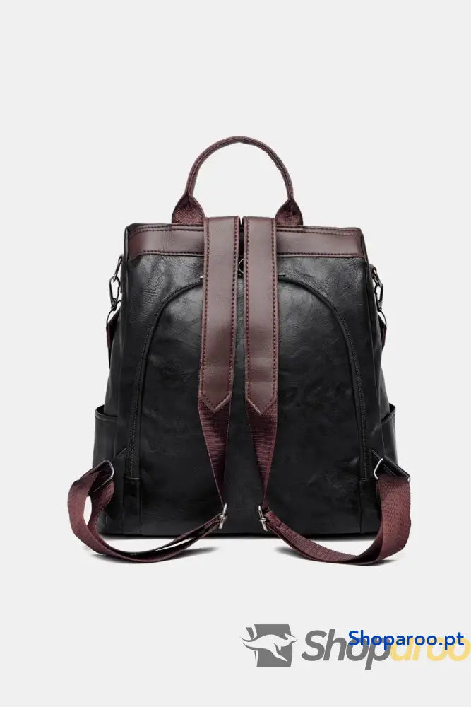 PU Leather Backpack Bag