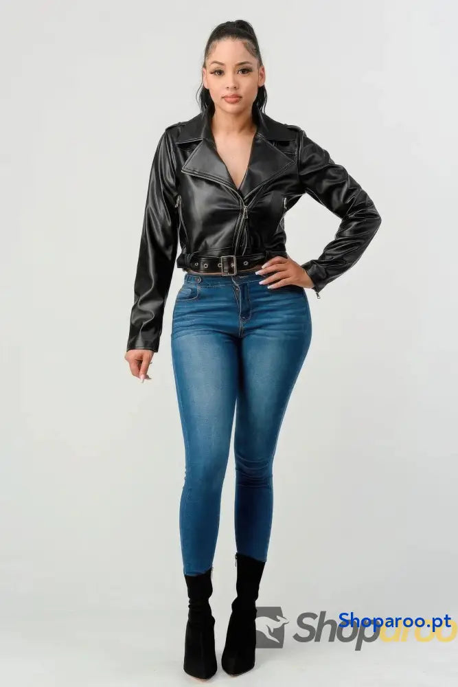 Pu Leather Jacket