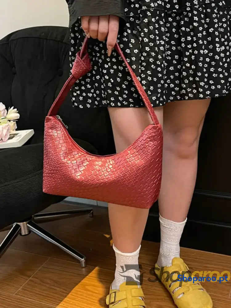 PU Leather Shoulder Bag