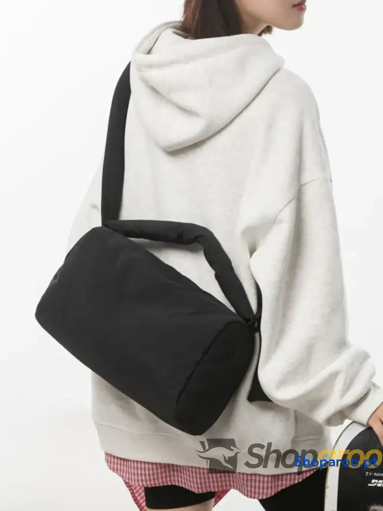 Puffy Nylon Medium Crossbody Bag
