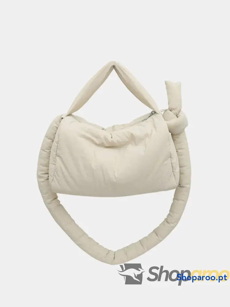 Puffy Nylon Medium Crossbody Bag