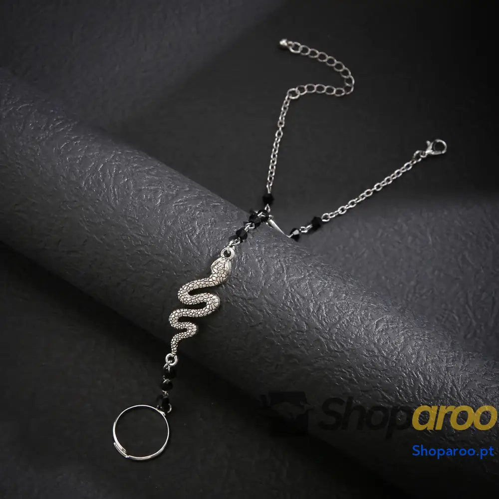 Pulseira de Dedo Punk Cobra para Estilo