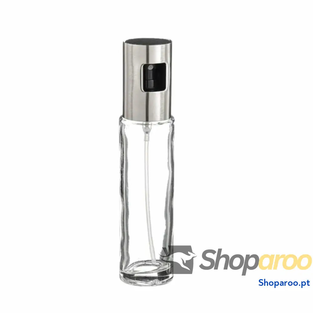 Pulverizador de Azeite ou Vinagre Kozina Metal Cristal 150 ml Ø 4,5 x 21 cm