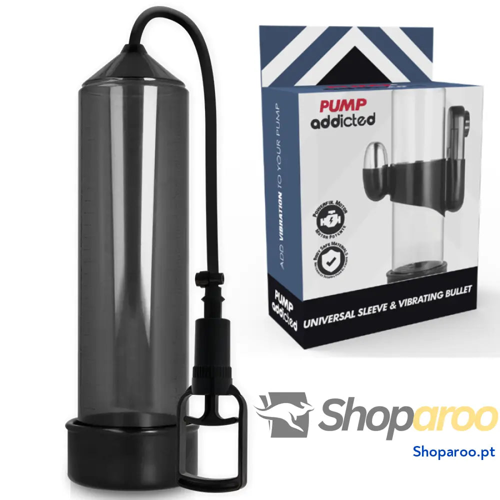 PUMP ADDICTED - VIBRADOR PRETO RX7