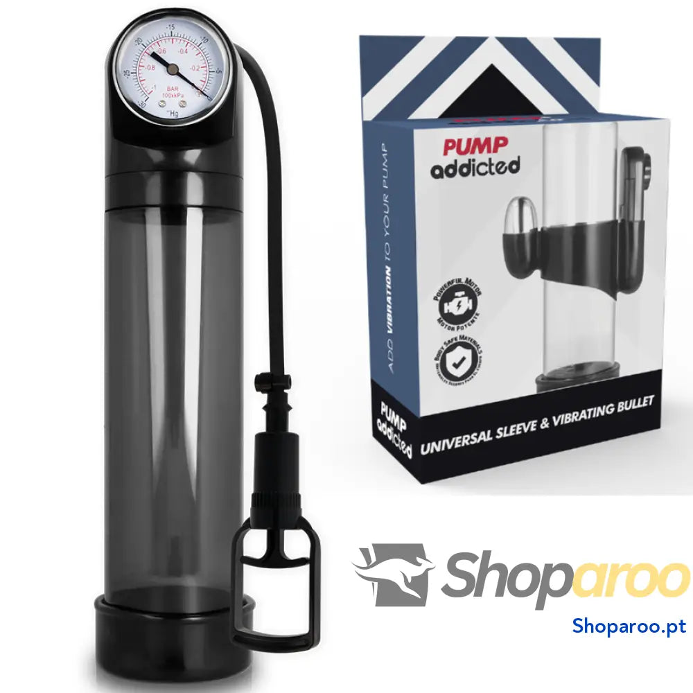 PUMP ADDICTED - VIBRADOR PRETO RX9