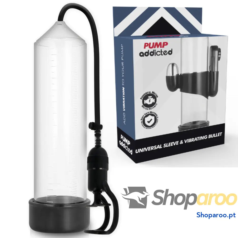 PUMP ADDICTED - VIBRADOR TRANSPARENTE RX5