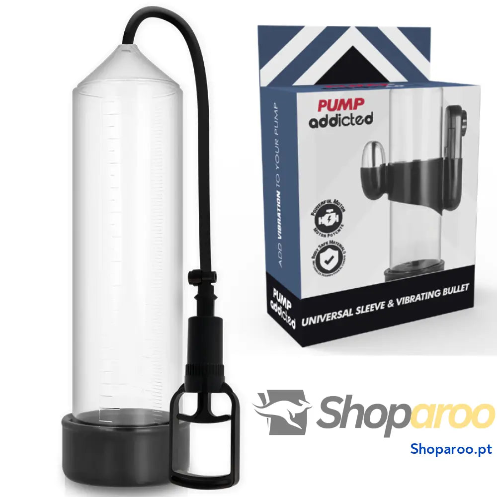 PUMP ADDICTED - VIBRADOR TRANSPARENTE RX7