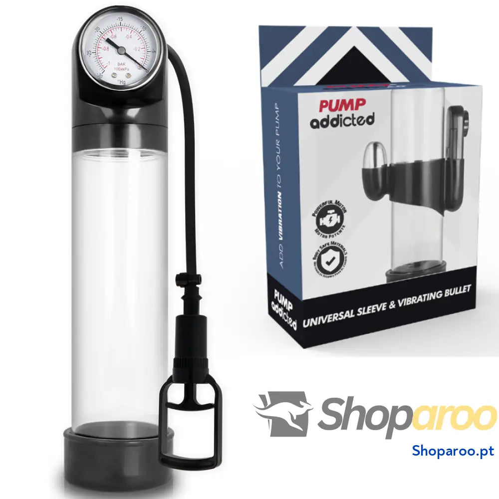 PUMP ADDICTED - VIBRADOR TRANSPARENTE RX9