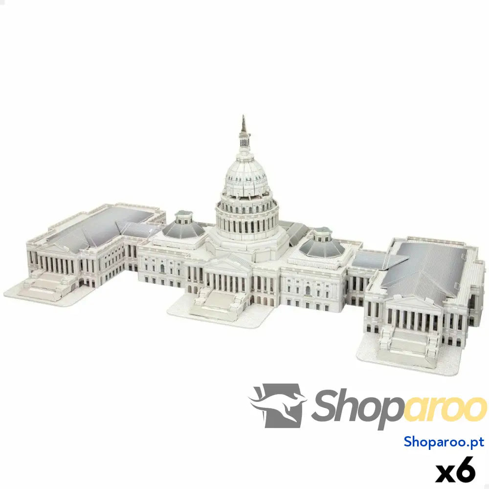 Puzzle 3D Colorbaby Capitolio 126 Peças 52,5 x 20,5 23,5 cm (6 Unidades)