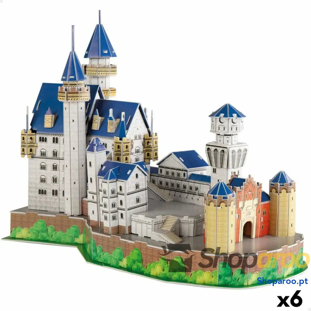 Puzzle 3D Colorbaby New Swan Castle 95 Peças 43,5 x 33 18,5 cm (6 Unidades)