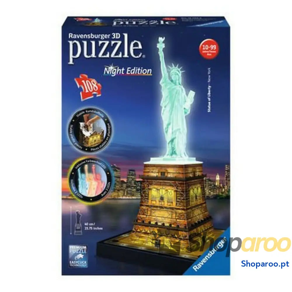 Puzzle 3D Night Edition Ravensburger 12596 (108 pcs) 216 Peças