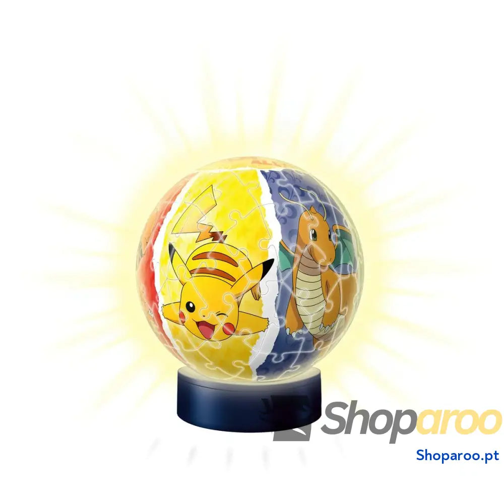 Puzzle 3D Pokémon Luz noturna 72 Peças