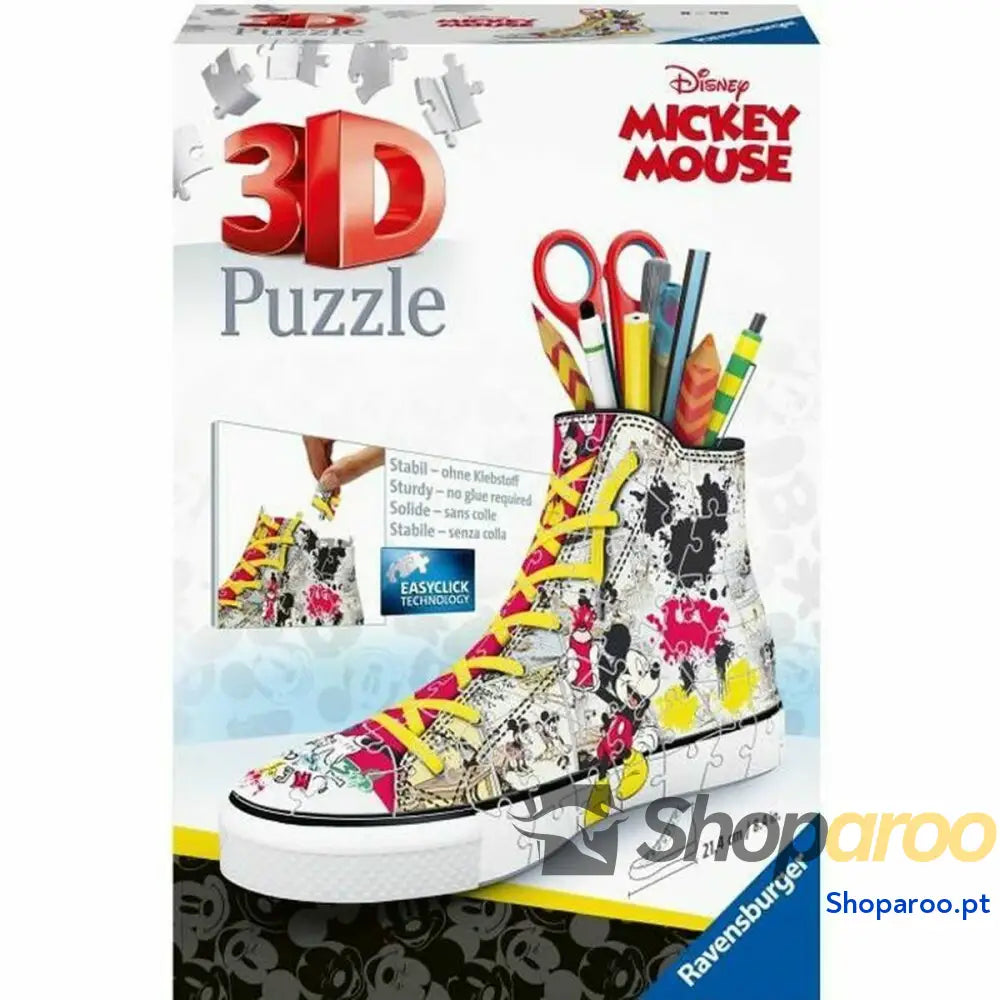 Puzzle 3D Ravensburger Sneaker Mickey Mouse (108 Peças)