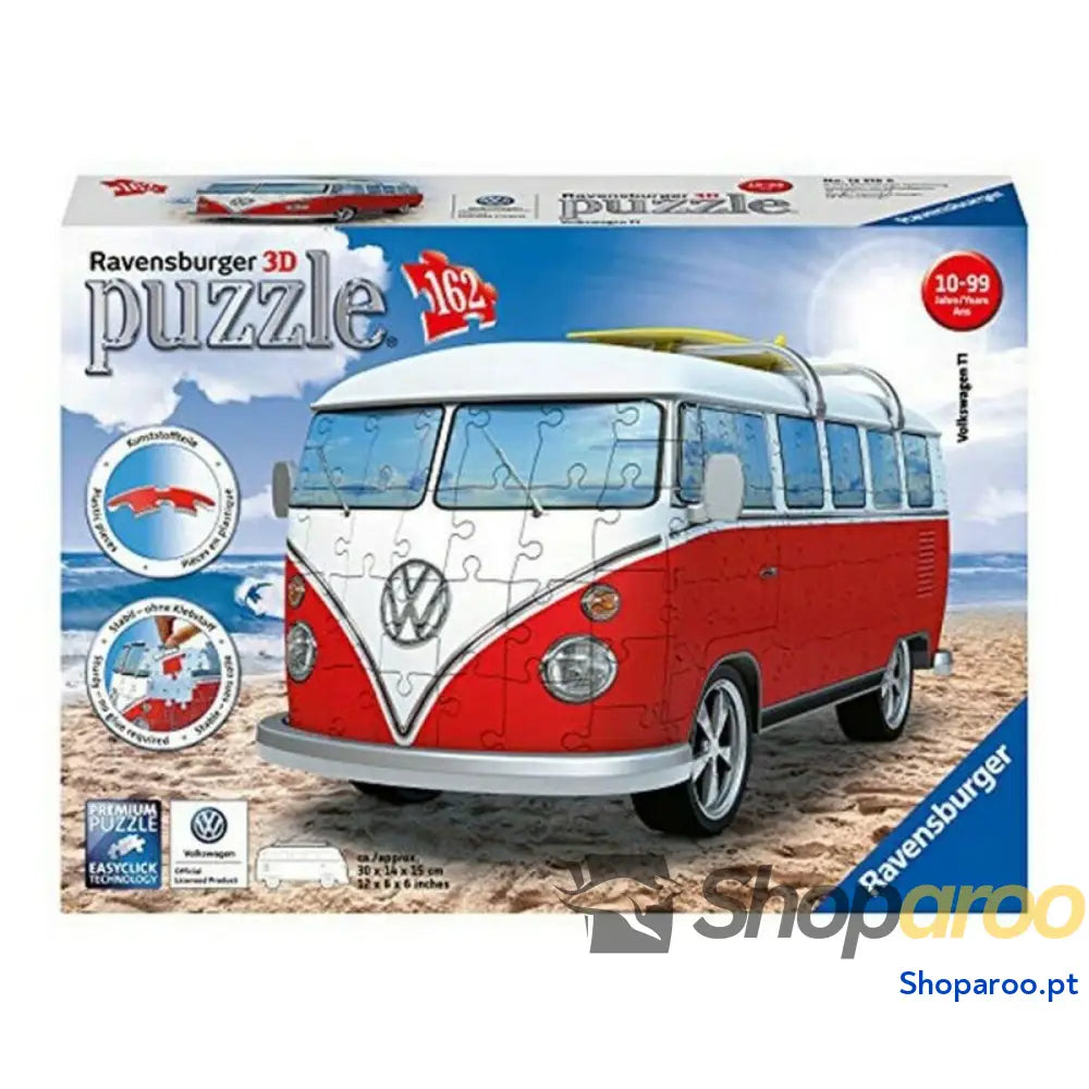 Puzzle 3D Volkswagen Van Ravensburger 12516 162 Peças