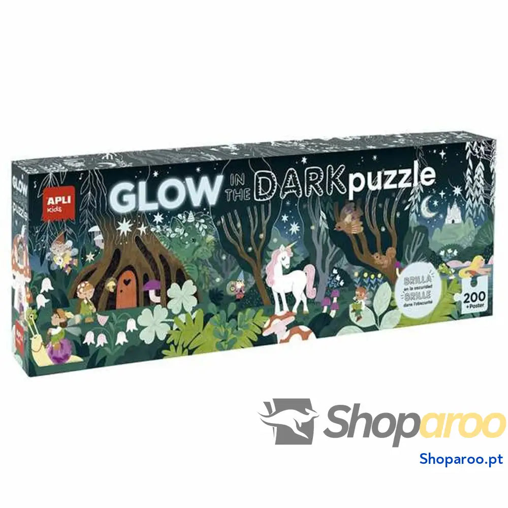 Puzzle Apli Glow In The Dark 200 Peças
