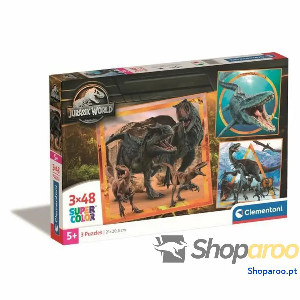 Puzzle Clementoni Jurassic World (3 Unidades)