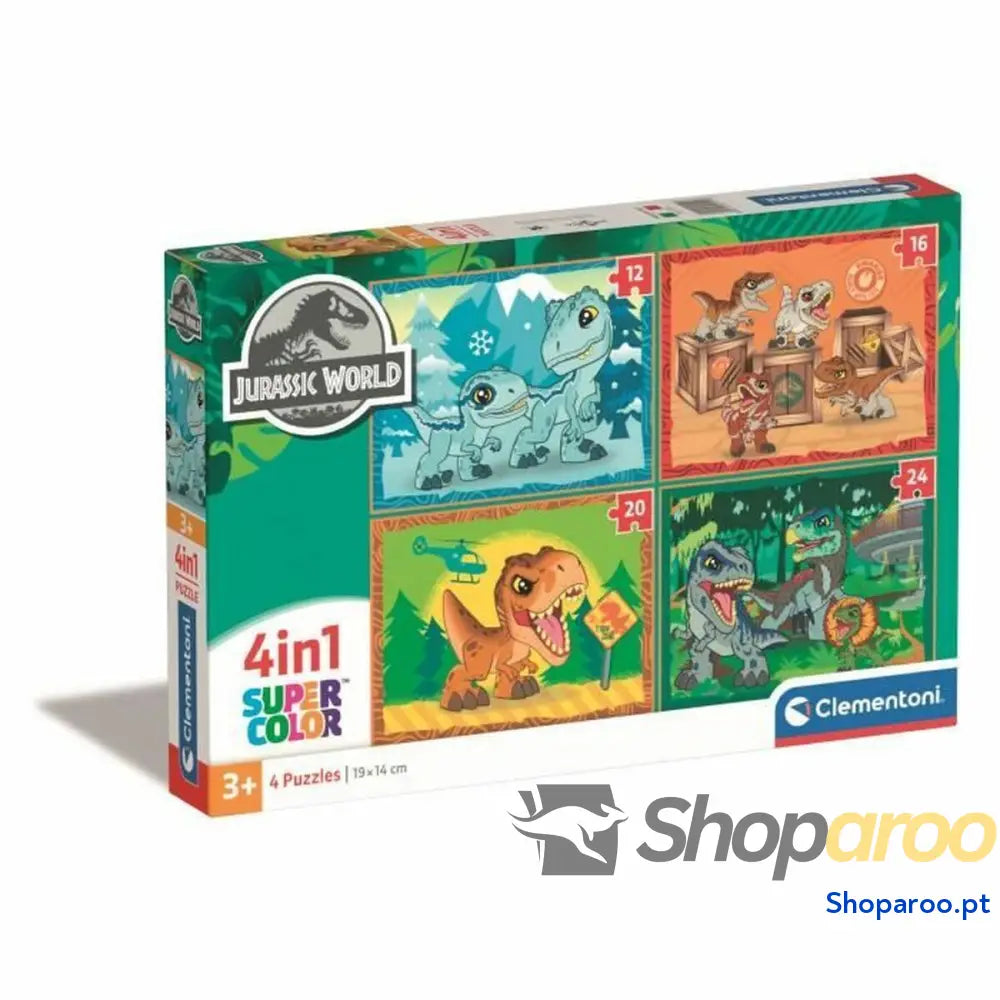 Puzzle Clementoni Jurassic World (4 Unidades)