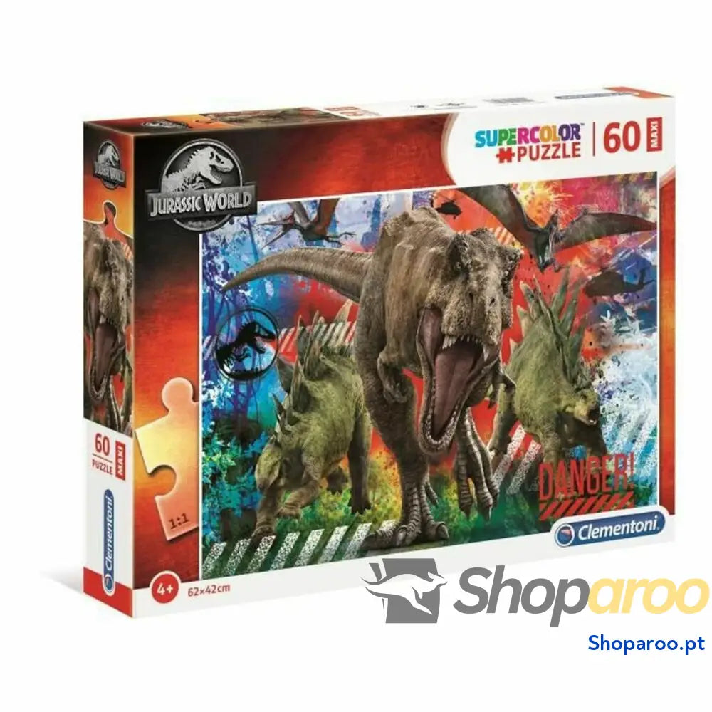 Puzzle Clementoni Jurassic World 68 x 48 cm 60 Peças