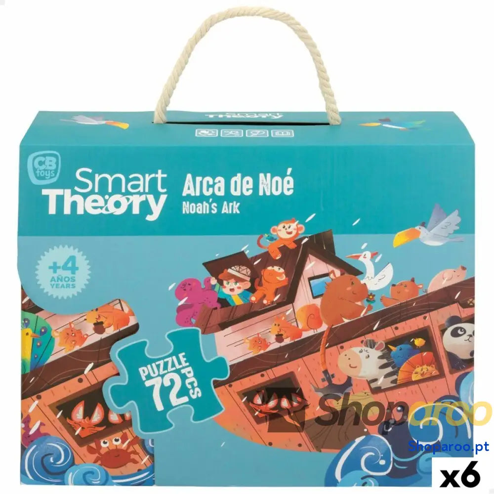 Puzzle Colorbaby Noah’s Ark 72 Peças 90 x 60 cm (6 Unidades)