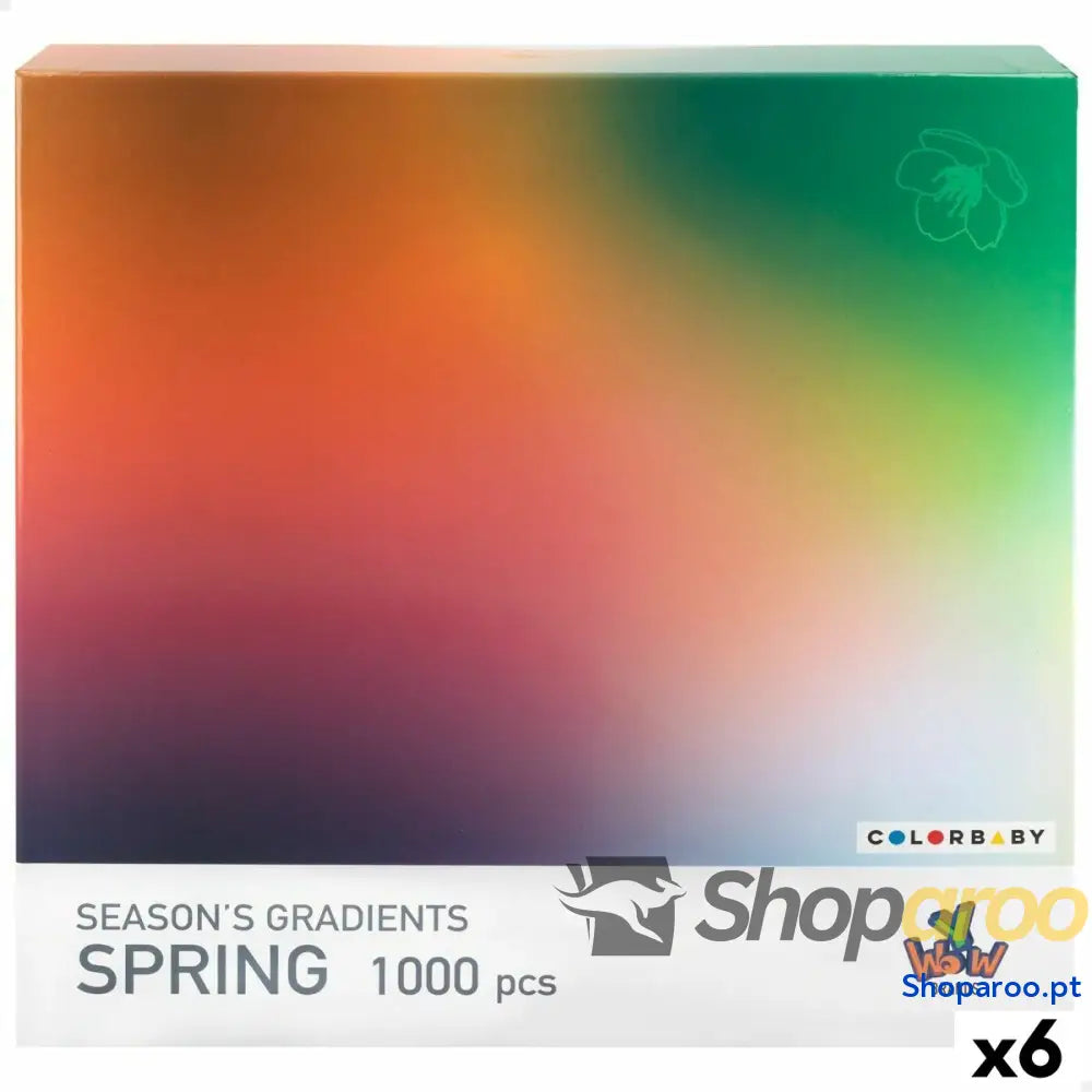 Puzzle Colorbaby Season’s Gradients Spring 68 x 50 cm (6 Unidades)