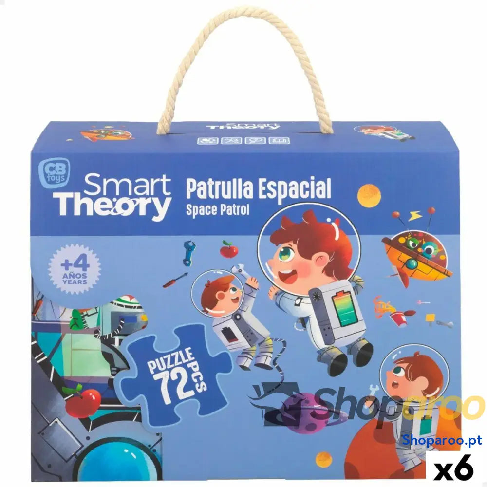 Puzzle Colorbaby Space Patrol 72 Peças 90 x 60 cm (6 Unidades)
