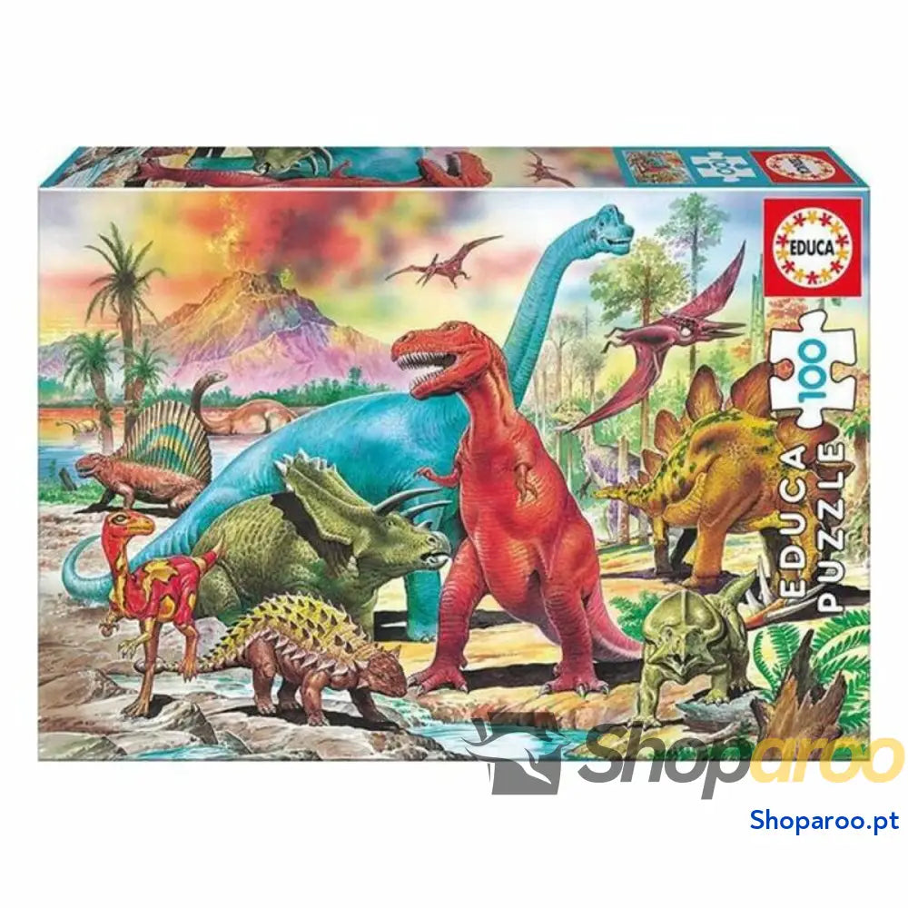 Puzzle Educa Dino (100 pcs)