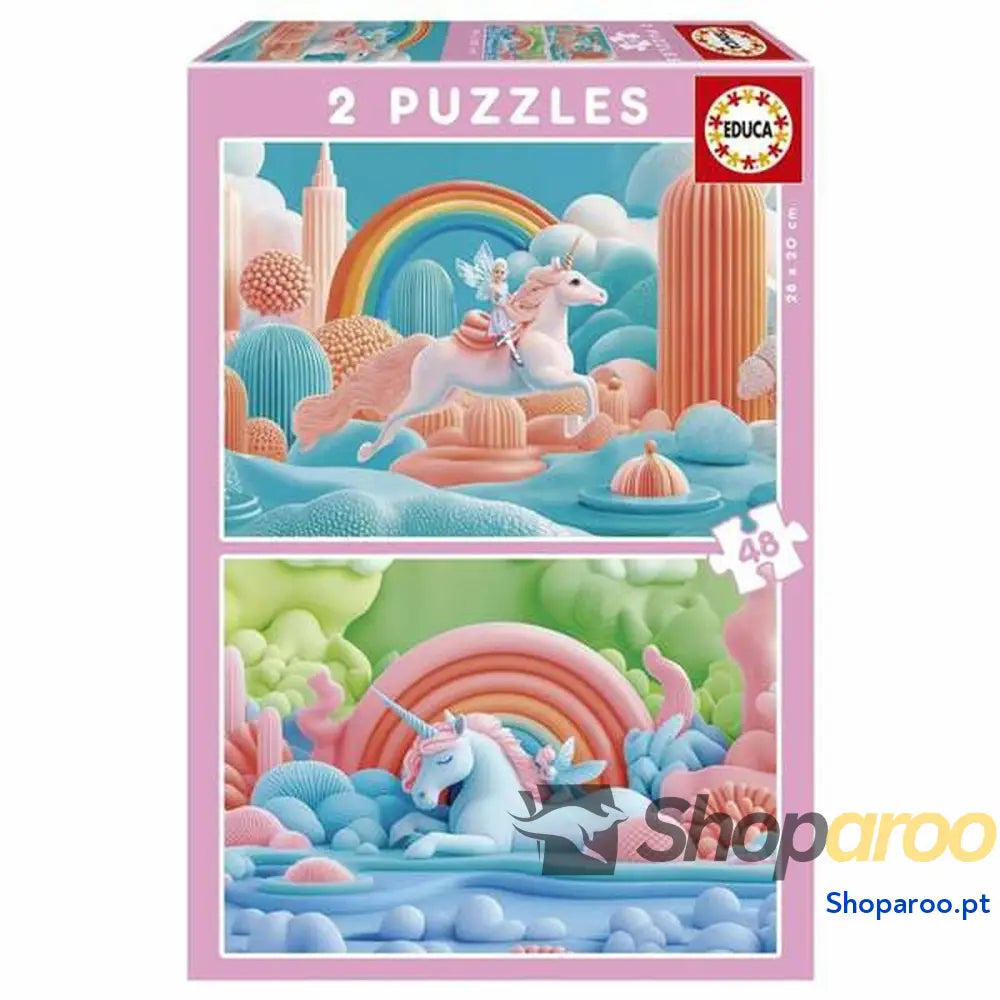 Puzzle Educa Magic Unicorns (2 Unidades)